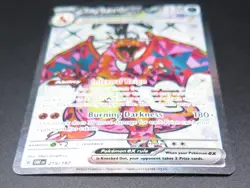 CHARIZARD EX 215/197 Pokemon Card Obsidian Flames - Near Mint Fresh Pull - Image 3