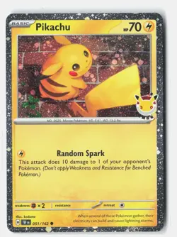 Pikachu (Pokemon Day 2026) Common Holo Miscellaneous Cards & Products 051/162 NM - Image 1