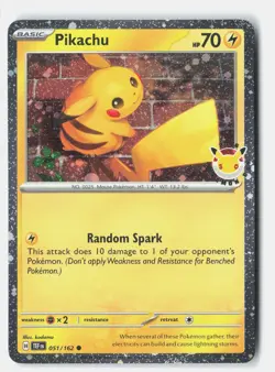 Pikachu (Pokemon Day 2026) Common Holo Miscellaneous Cards & Products 051/162 NM - Image 1
