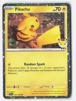 Pikachu (Pokemon Day 2026) Common Holo Miscellaneous Cards & Products 051/162 NM - Image 1