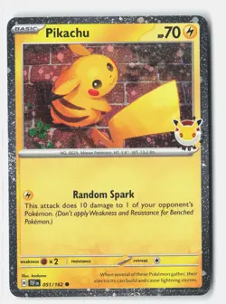 Pikachu (Pokemon Day 2026) Common Holo Miscellaneous Cards & Products 051/162 - Image 1