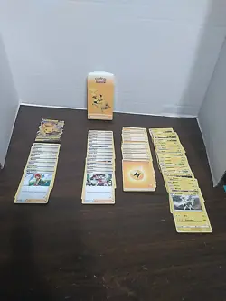 POKEMON TCG! Battle Academy Pikachu V 60 Card Deck with Box - Image 1