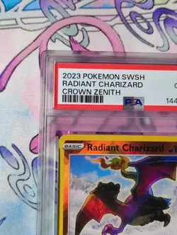 PSA 10 Radiant Charizard 020/159 Pokemon Crown Zenith Holo Graded Card - Image 2
