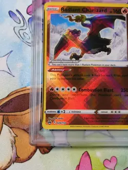 PSA 10 Radiant Charizard 020/159 Pokemon Crown Zenith Holo Graded Card - Image 5
