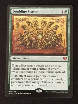 1x MTG Doubling Season - Commander Masters (CMM) #283 - Magic the Gathering - Image 1