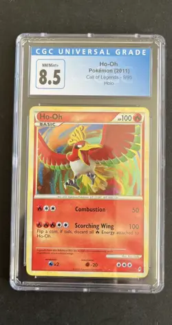 Pokemon TCG - Ho-Oh Call Of Legends 9/95 Holo - CGC 8.5 NM - Legendary Bird - Image 1