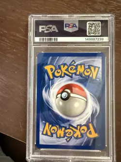Pokemon TCG Meganium Neo Genesis Holo Rare #10 PSA 7 - Image 2