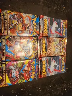 Pokemon TCG Booster Pack Lot (6) New & Factory Sealed - Image 1