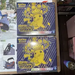 Pokemon TCG: Surging Sparks Elite Trainer Box ETB Lot - Image 1