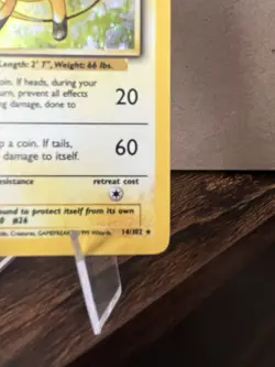 Pokemon Raichu Base Set Holo Rare 14/102 1999 80 HP English - Image 4