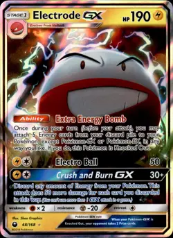 Electrode GX 48/168 Holo - Pokemon SM - Celestial Storm - LP - Image 1