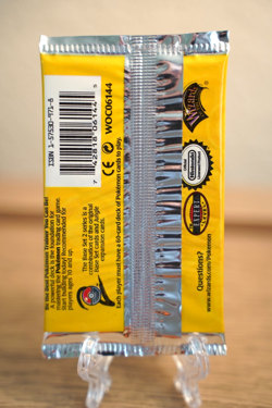 21.08g Pokemon TCG Base Set 2 Booster Pack 2000 Gyarados Art WOTC Vintage Sealed - Image 3