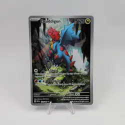 Pokemon TCG Druddigon 151/086 Illustration Rare White Flare NM - Image 1