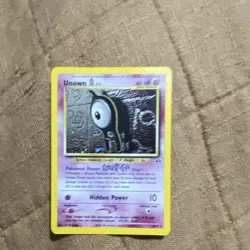 Unown [A] 14/75 Neo Discovery Holo Rare 2001 English Pokemon TCG Psychic - Image 1