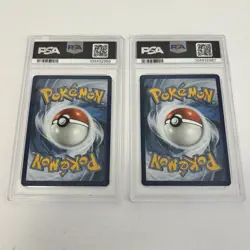 2023 Pokemon Together Pikachu 025/165 & Eevee 133/165 Stamped Promo PSA 9 - Image 2