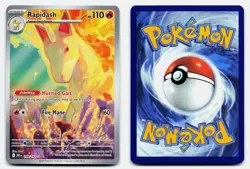 RAPIDASH DESTINED RIVALS 189/182 NM ILLUSTRATION RARE POKEMON - Image 1