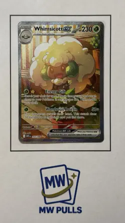 Pokemon Whimsicott EX 165/086 Sv: White Flare Special Illustration Rare Holo - Image 1