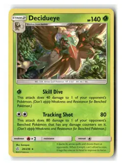 Decidueye 20/236 Holo Rare Cosmic Eclipse Pokemon Holo Near Mint - Image 1