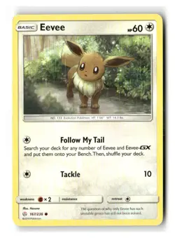 Eevee 167/236 Common Cosmic Eclipse Pokemon Near Mint - Image 1