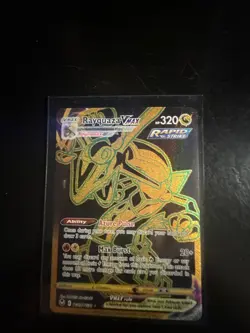 Pokemon TCG Rayquaza VMAX Rapid Strike Holo Ultra Rare TG29/TG30 NM - Image 1