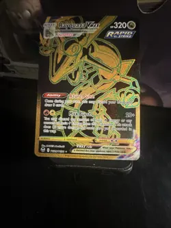 Pokemon TCG Rayquaza VMAX Rapid Strike Holo Ultra Rare TG29/TG30 NM - Image 4