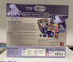 Pokemon Sword & Shield Chilling Reign ETB Shadow Calyrex - Image 3