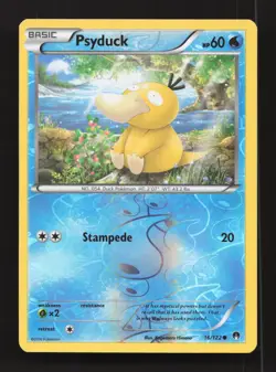 Psyduck 16/122 Common BREAKpoint Reverse Holo Near Mint - Image 1