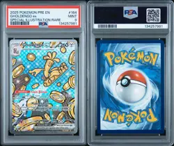 Gholdengo ex 2025 Pokemon Scarlet Violet Prismatic Evolutions SIR #164 PSA 9 - Image 3