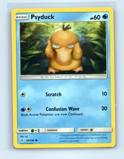 Pokemon tcg SM - Cosmic Eclipse Psyduck Near Mint or Better - Image 1