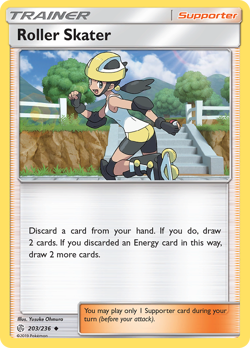 Roller Skater 203/236 UC Cosmic Eclipse Pokemon NM/M - Image 1