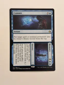 Commit // Memory Amonkhet Magic the Gathering MTG - Image 1