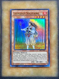 Yugioh Shiranui Solitaire TDIL-EN031 Ultra Rare 1st Ed LP - Image 1