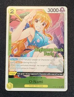 O-Nami OP06-101 Beginners Deck Party - One Piece TCG Promo - Image 1