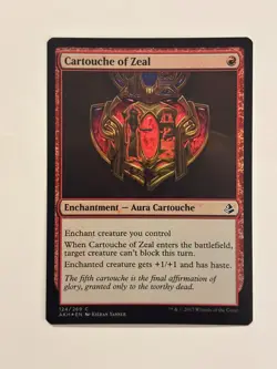 Cartouche of Zeal Amonkhet FOIL Magic the Gathering MTG - Image 1