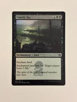 Caustic Tar Masters 25 FOIL Magic the Gathering MTG - Image 1