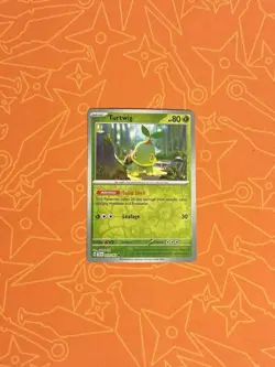 Pokemon TCG Temporal Forces TURTWIG 010/162 REVERSE HOLO - Image 1