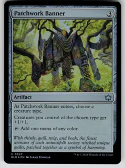 Patchwork Banner Foil U Bloomburrow 247 NM - Image 1