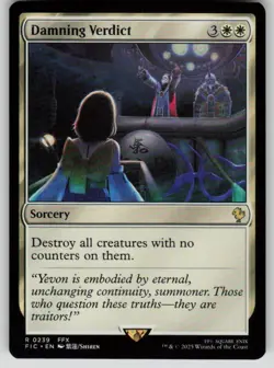 Damning Verdict R Commander: FINAL FANTASY 239 NM - Image 1