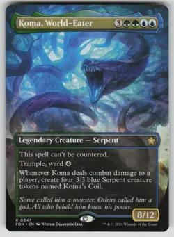 Koma, World-Eater (Borderless) R Foundations 347 NM - Image 1