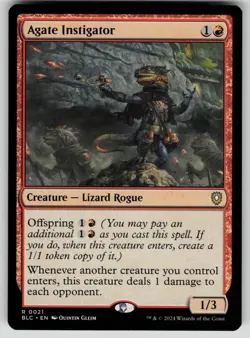 Agate Instigator Normal R Commander: Bloomburrow 21 NM - Image 1