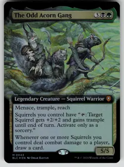 The Odd Acorn Gang (Extended Art) Foil M Commander: Bloomburrow 43 NM - Image 1