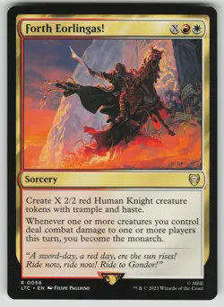Forth Eorlingas! Normal R The Lord of the Rings 56 NM - Image 1