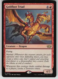 Goldlust Triad Normal R Commander: Tarkir: Dragonstorm 34 NM - Image 1