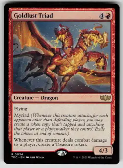 Goldlust Triad Normal R Commander: Tarkir: Dragonstorm 34 NM - Image 1