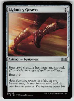 Lightning Greaves Normal U Commander: Tarkir: Dragonstorm 102 NM - Image 1