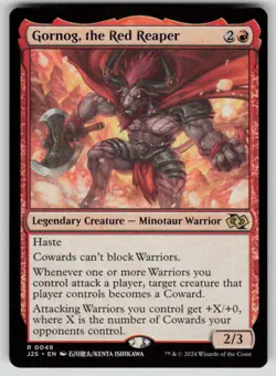 Gornog, the Red Reaper (Anime) R Foundations Jumpstart 49 NM - Image 1