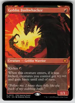 Goblin Bushwhacker (Showcase) Normal M Special Guests 78 NM - Image 1