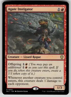 Agate Instigator Normal R Commander: Bloomburrow 21 NM - Image 1