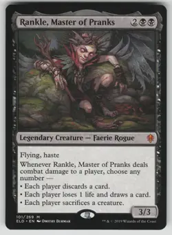 Rankle, Master of Pranks Normal M Throne of Eldraine 101 NM - Image 1