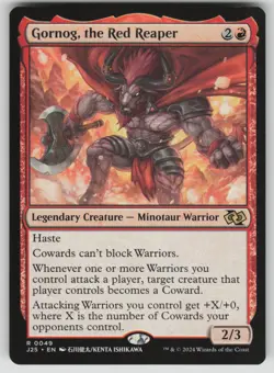 Gornog, the Red Reaper (Anime) Normal R Foundations Jumpstart 49 NM - Image 1